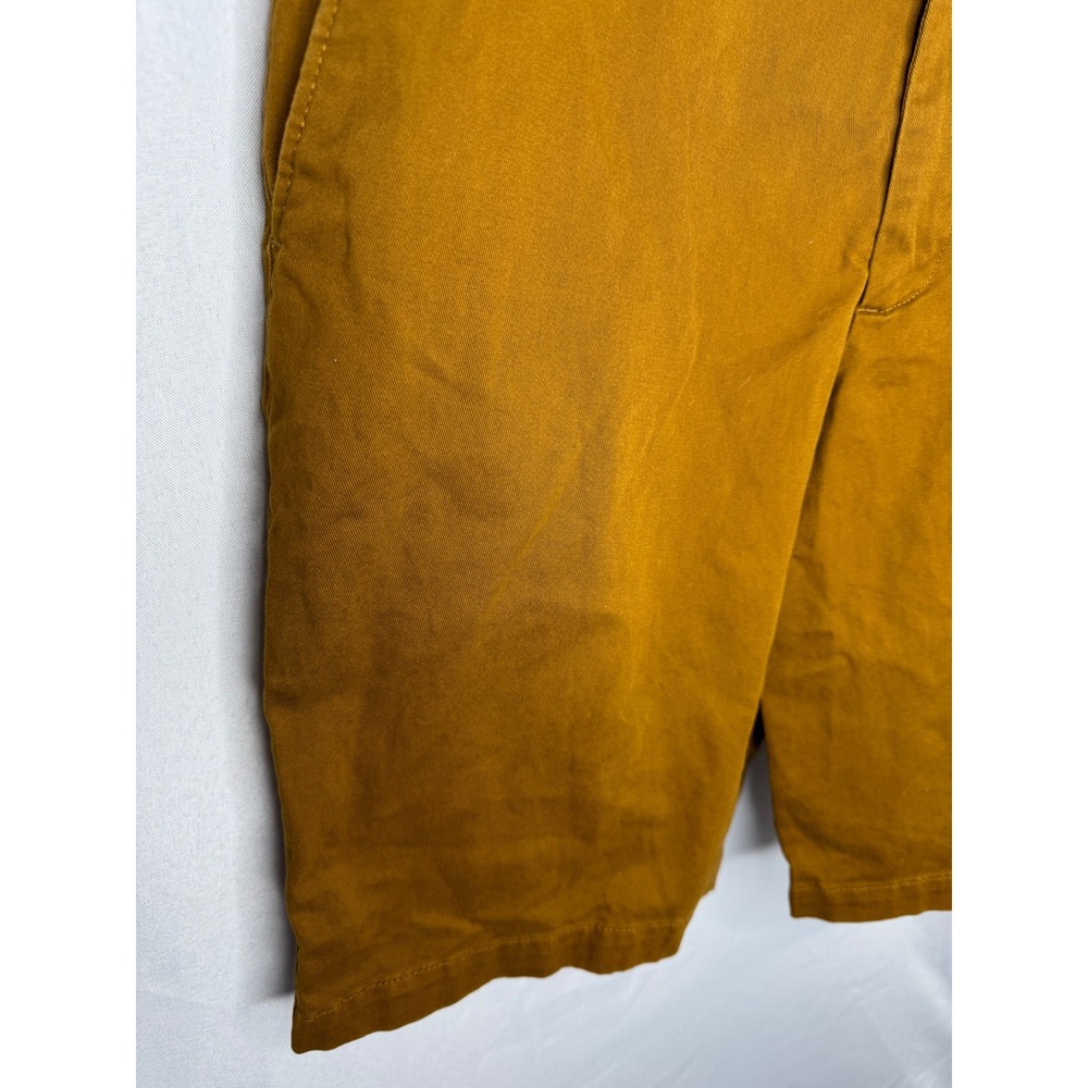 Banana Republic Emerson Shorts Mens 34 Tobacco Brown Chino Cotton Stretch - Picture 2 of 7